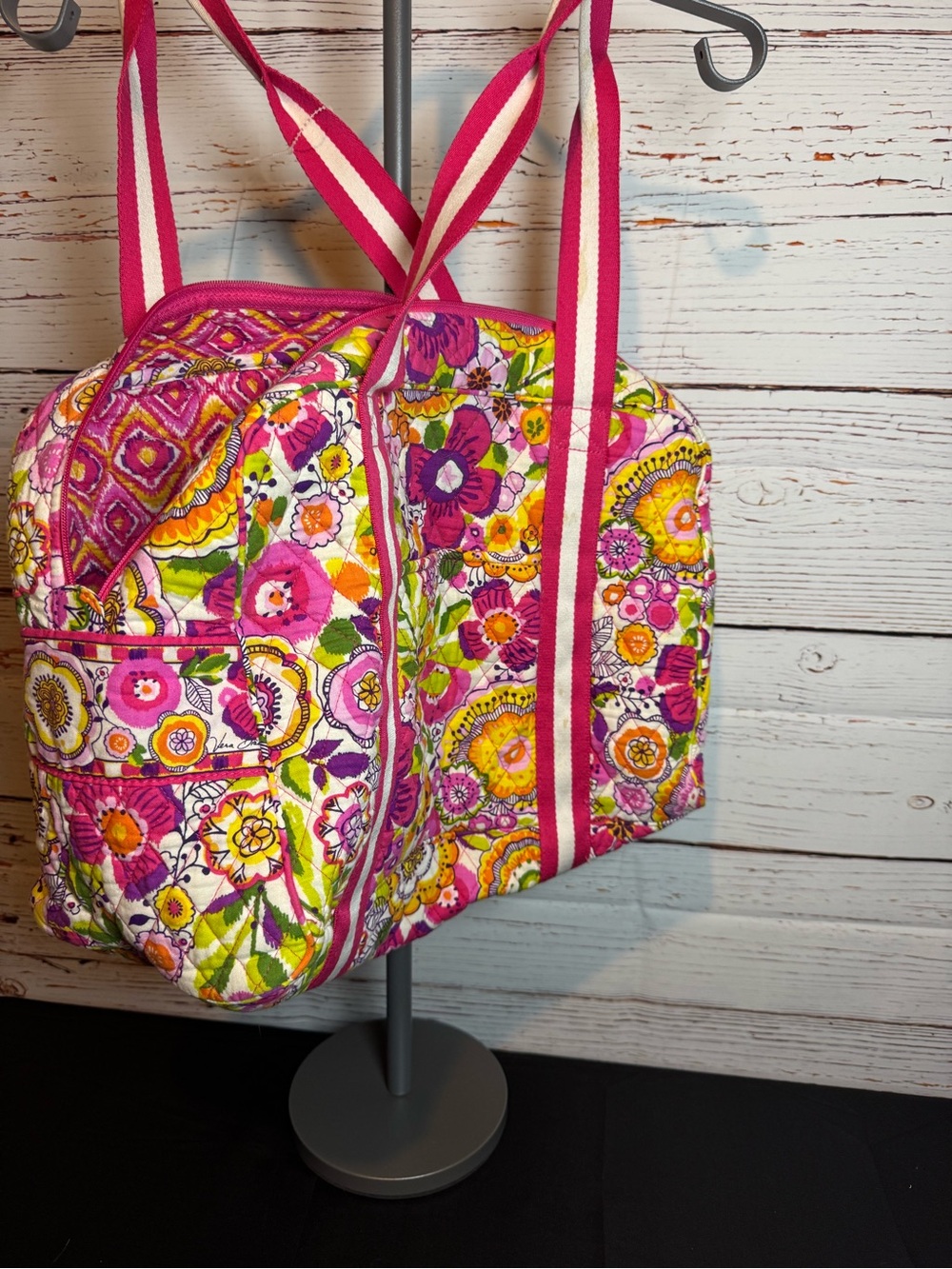 Vera Bradley Travel Duffel Bag Clementine (Retired Pattern 2014)
